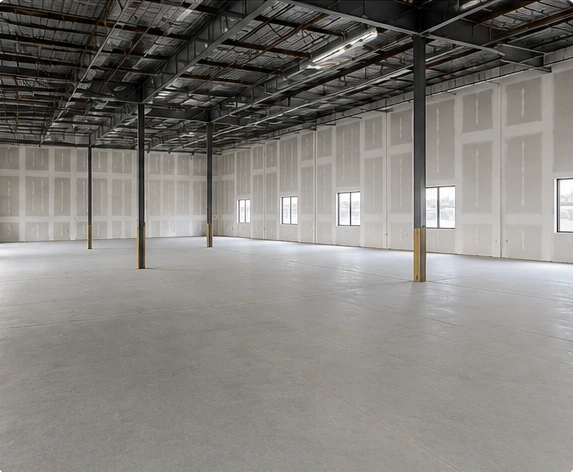 Commercial drywall installation