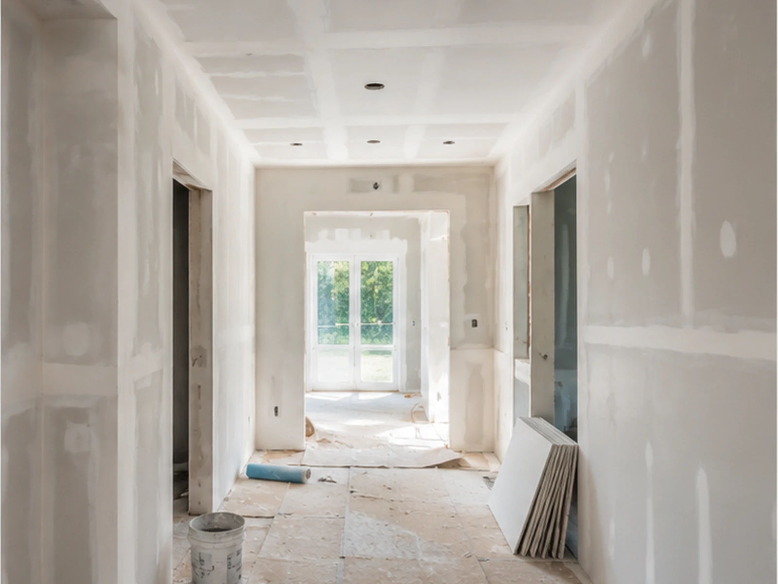 Commercial drywall renovation support