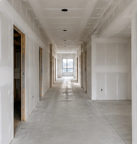 Commercial drywall repairs and patching