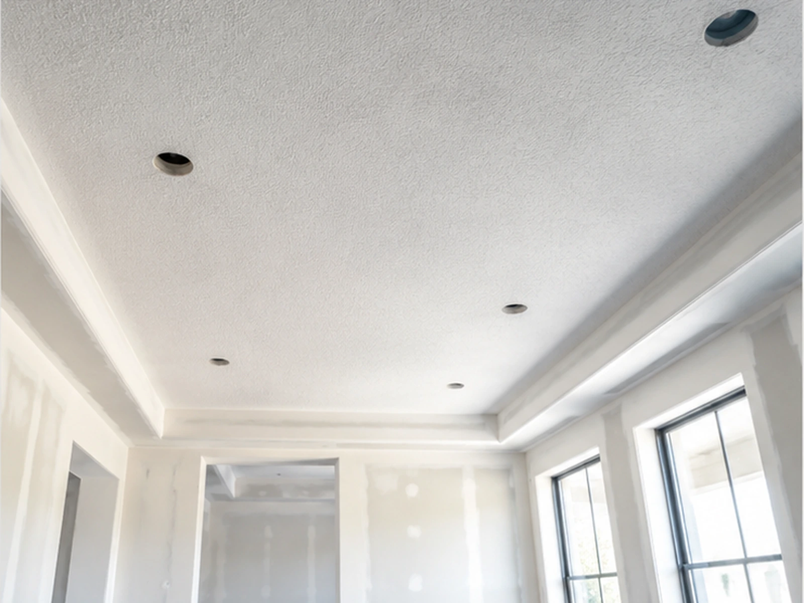 Commercial drywall texture application