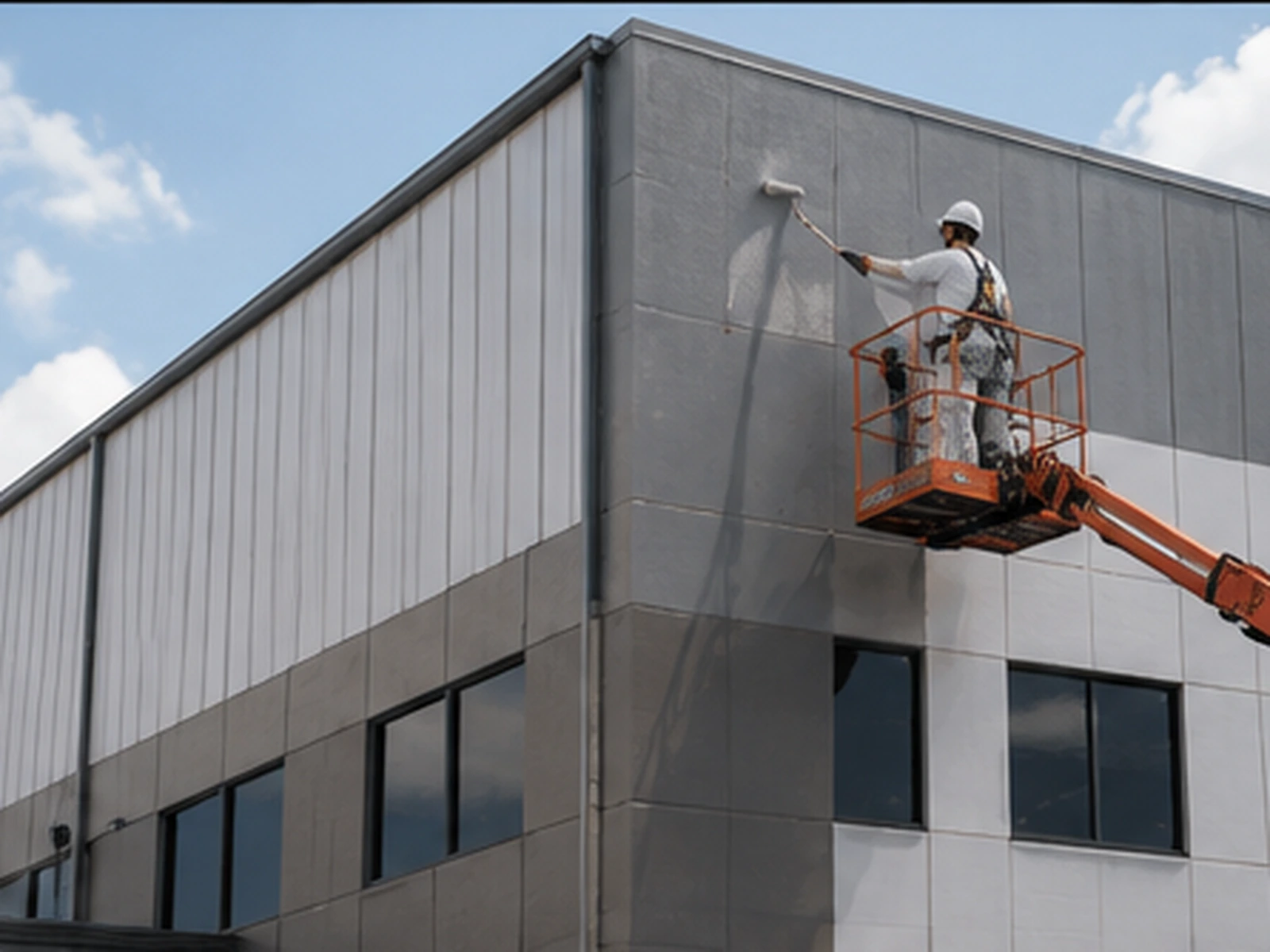 Exterior commercial and industrial painting