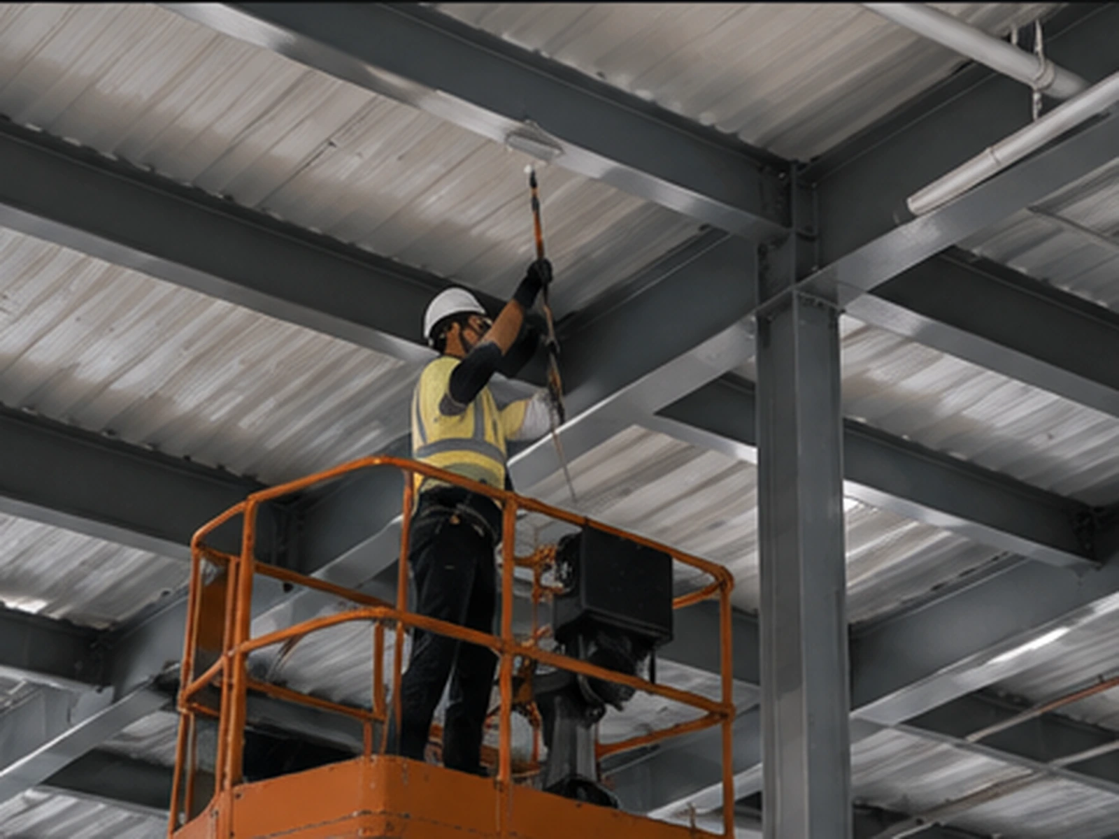 Structural steel and overhead painting