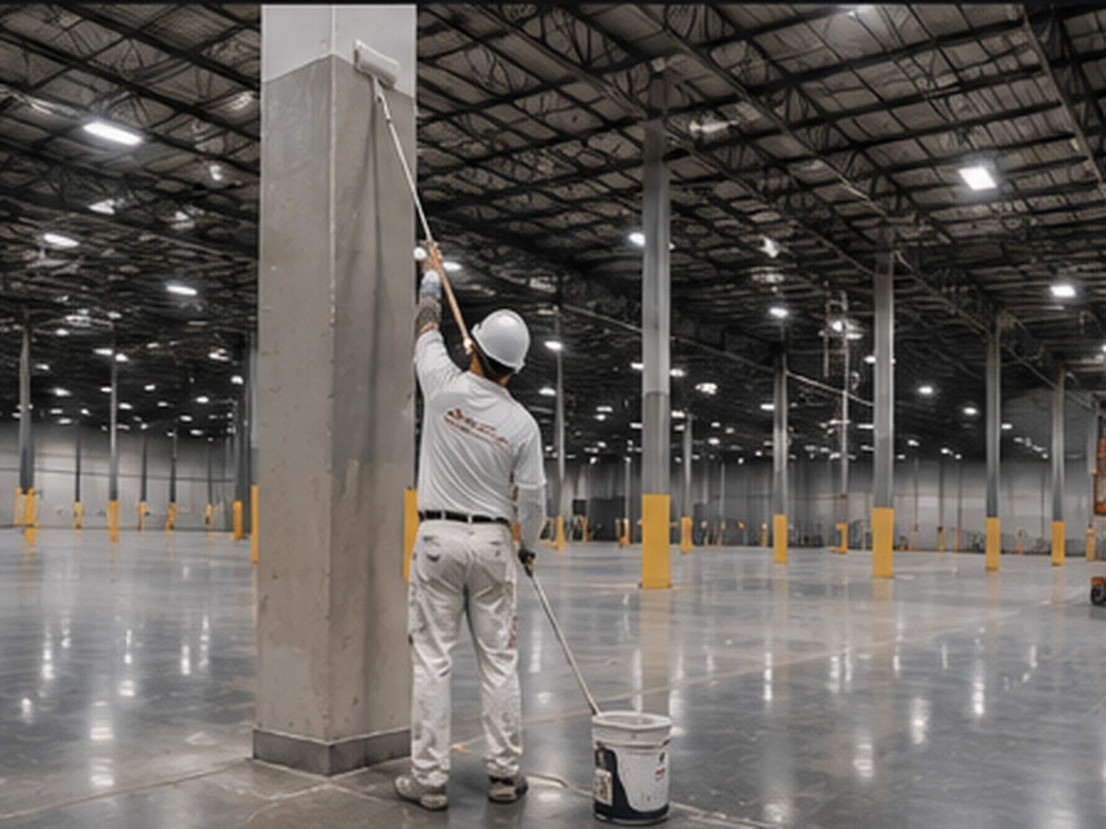 Warehouse and industrial facility painting
