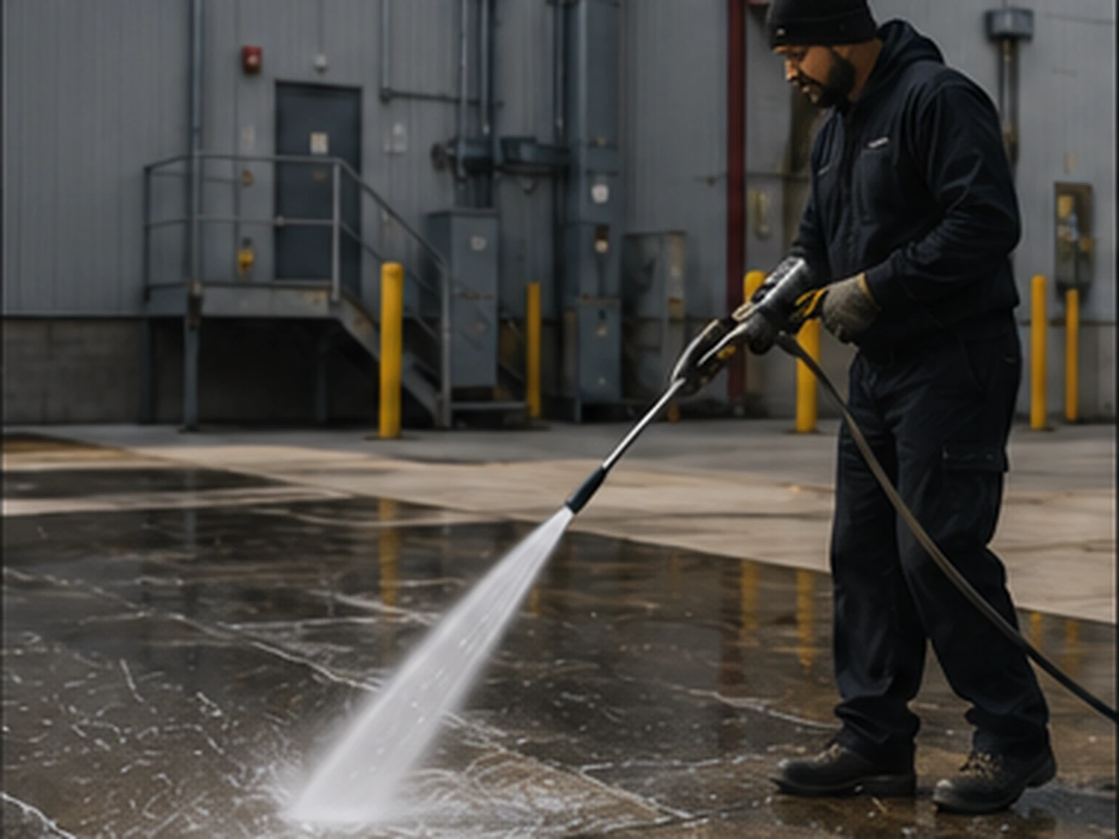 Commercial and industrial surface cleaning